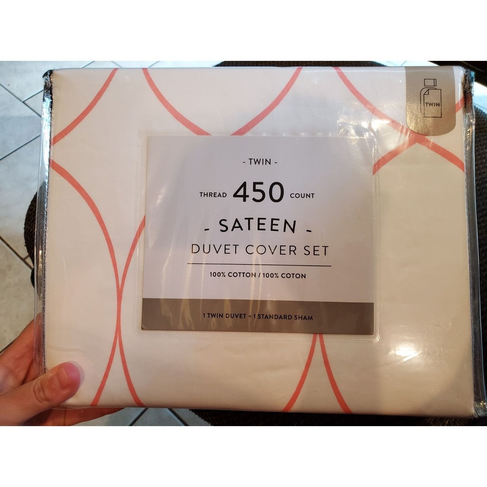 Twin duvet and pillow cover set